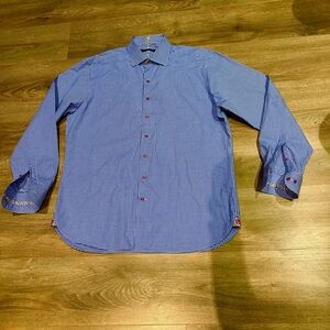 Hammer Made Men's Blue Checkered Shirt